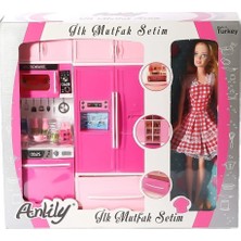 Ozkr Store 02318 Anlily Bebekli Mutfak Dolabı Oyun Seti -Oydaş