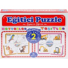 Ozkr Store 7196 Çark Puzzle Hayvanlar