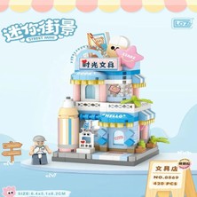 Ozkr Store LZ-8869 Kırtasiye Dükkanı 370 Parça Block Oyuncak