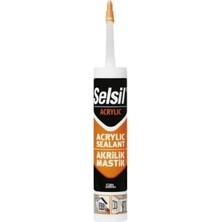 500 gr Ölçülü Beyaz Akrilik Mastik Silikonize Akrilik
