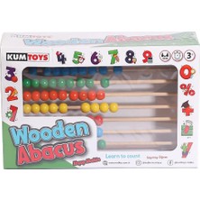 Ozkr Store KM5632 Ahşap Abaküs -Kumtoys