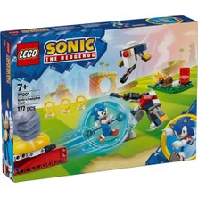 Ozkr Store 77001 LEGO Sonic The Hedgehog Sonicin Kamp Ateşi Çarpışması 177 Parça +7 Yaş