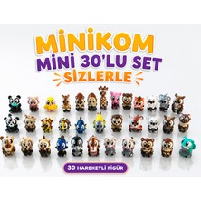 Minikom Mini Hareketli 30`lu Hayvan Seti