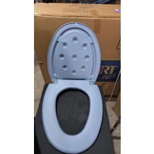 Medcenter  Banyo Tuvalet Sandalyesi Klozet Kapağı Takım