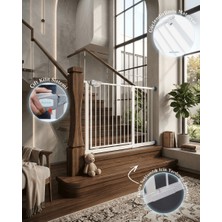 Evokids Çift Kilitli Çocuk Güvenlik Kapısı 95-104 cm Arası Kullanım