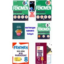 Fenomen Yayıncılık 8.sınıf Paragraf A+B + Anlam Bilgisi+Her Güne Soru Bankası ve Yaprak Test Motivasyon Ajandası Hediyeli 2026