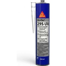 Sikaflex - 295 Uv Kartuş Siyah (300 Ml): Organik Camlar Için Özel Yapıştırıcı ve Dış Mekan Sızdırmazlık Mastiği