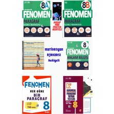 Fenomen Yayıncılık 8.sınıf Paragraf A+B + Anlam Bilgisi+Her Güne Soru Bankası ve Yaprak Test Motivasyon Ajandası Hediyeli 2026
