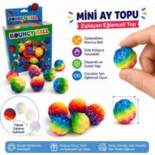 Bounch Rengarenk Mini Ay Topu 3,5-4 cm (3 Adet Gönderilecektir)