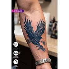 BP Tattoo 24 Saatte Kararan 1 Ay Kalıcı Kartal Dövmesi