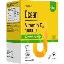Ocean Vitamin D3 1000 Iu Oral Sprey 20 ml