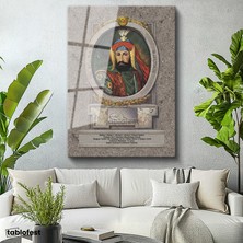 Tablofest Tamperli Cam Tablo Sultan I Ahmed Portresi Osmanlı Tablosu Duvar Dekoru