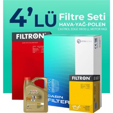 Filtron Hyundai Tucson 1.6 Dizel Filtre Bakım Seti Castrol Motor Yağlı (2018-2020) 4 Lü