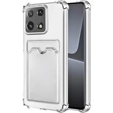 Cayk Poco X6 Pro Uyumlu Kamera Korumalı Kartlıklı Köşeleri Airbag Tasarımlı Darbe Önleyici Şeffaf
