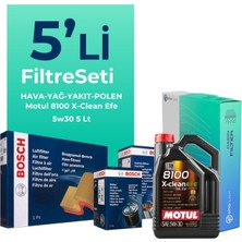 Bosch Hyundai Tucson 1.6 Dizel Filtre Bakım Seti Motul Motor Yağlı (2018-2020) 5 Li