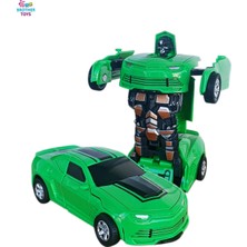 Brother Toys Transformer Camaro Sürtmeli Robota Dönüşen Robot Olan Oyuncak Araba 1:32 Ölçek