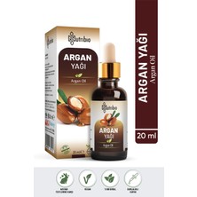 NutriBio Argan Yağı Soğuk Sıkım %100 Saf 20 ml
