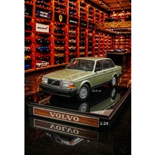 Oyuncak Sahili Volvo 240 Gl Diecast Metal Orjnal Koleksiyon 18.8 cm Model Araba Kapı Kaput Açılır Ön Teker Sağa Sola Döner