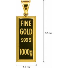 Ethem Gold 1 Gram Görünümlü 14 Ayar Altın Kolye Ucu