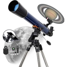 Forestia 70/700 Refraktör Teleskop Astronomi Profili 525X Büyütme Yıldızlı Teleskop