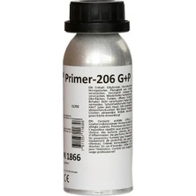 Sikaflex - PRIMER-206 G+P Astar Siyah (250ML): Çok Amaçlı, Pigmentli ve Solvent Bazlı Yüzey Astarı