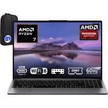 Lenovo Ideapad Slim 3 Amd Ryzen 7-170 8gb Ram 2tb SSD Windows 11 Pro 15.3" 60Hz 83K700PSTREP8 + Elektropasaj Çanta