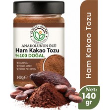 Anadolunun Özü Doğal Ham Kakao Tozu 140 gr | %100 Saf • Katkısız • Vegan & Vejetaryen Uyumlu • Yoğun Aromalı