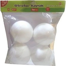 Bubu Strafor Köpük Top 10 cm 4'lü