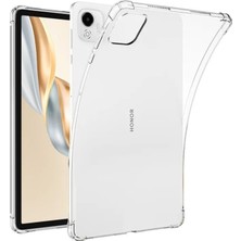 TekNetStore Honor Pad X9A Kılıf Şeffaf Silikon Köşe Korumalı Crystal Clear Darbe Emici Arka Kapak