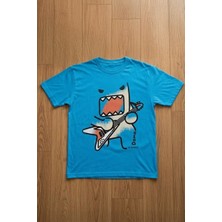 Moonstyle Collection Mavi Domo-Kun Y2K Unisex T-Shirt