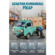 Farbu Oyuncak 1:16 Ölçekli Işıklı Sesli Uzaktan Kumandalı Buhar Atışlı 2.ghz Frekans Akrobasi Pikap