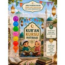 Nostaljik Lezzetler Kur'an Kursu Hatırası 5 Adet Emoji Yumurtlayan Kurşun Kalem Tebrik Kartı Hediye Seti