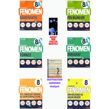 Fenomen Yayıncılık 8.sınıf Mat A+Fen A+Türkçe A+Paragraf A+Inkılap ve Din Kültürü Soru Bankası Seti Motivasyon Ajandası Hediyeli 2026