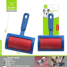 Nunbell Kedi Köpek Tarağı Ince Telli Mavi Large