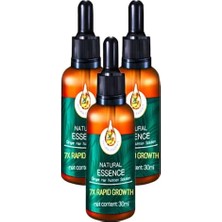 Bezos Essence Parlak Uzun Sağlam Saçlar ve Sakallar Serumu 3ADETX30 ml Ölçeğinde Natural Essence