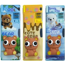 Taros Pörtlek Cute Bear Fonksiyonel Kalemkutusu