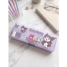 Dörtel Tedarik Kuromi Figürlü Kalemtıraşlı Kalem Kutu