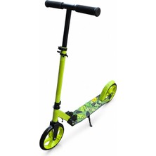 PlayZen 2 Tekerlekli Çocuk Scooter Büyük Tekerlekli Katlanabilir Ayarlanabilir Gidonlu Ayaklıklı