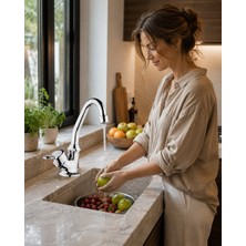 ACAR SU ARMATÜRLERİ Mermerden Evye Lavabo Musluğu Acar Mıx 20.01.201