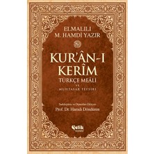 Kur'an-I Kerim Türkçe Meali ve Muhtasar Tefsiri - Orta Boy