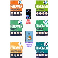Fenomen Yayıncılık 8.sınıf Mat A+Fen A+Türkçe A+Paragraf A+Inkılap ve Ingilizce Soru Bankası Seti Motivasyon Ajandası Hediyeli 2026