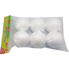 Bubu Strafor Köpük Top 8cm 6 'lı