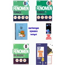 Fenomen Yayıncılık 8.sınıf Türkçe A+B+Dilbilgisi Soru Bankası ve Yaprak Test  Motivasyon Ajandası Hediyeli 2026