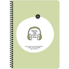 Belirtilmemiş Hisli Şeyler A4 80YP.KAR.SPR.STICKERLI Defter - Di
