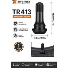Ziverbey TR413 Tubeless Sibop 45 mm – Oto Lastik Hava Sibobu Sızdırmaz Kauçuk Sibop 1 Adet