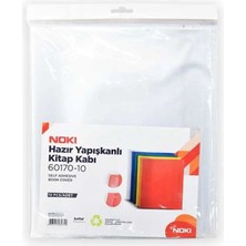 Noki Hazır Kitap Kabı Yapışkanlı 10LU Şeffaf