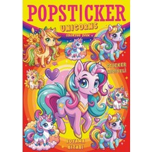 Lama Toys Unicorns Boyama Kitabı Popsticker