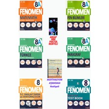 Fenomen Yayıncılık 8.sınıf Mat A+Fen A+Türkçe A+Paragraf A+Inkılap ve Ingilizce Soru Bankası Seti Motivasyon Ajandası Hediyeli 2026