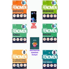 Fenomen Yayıncılık 8.sınıf Mat A+Fen A+Türkçe A+Paragraf A+Inkılap ve Ingilizce Soru Bankası Seti Motivasyon Ajandası Hediyeli 2026