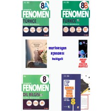 Fenomen Yayıncılık 8.sınıf Türkçe A+B+Dilbilgisi Soru Bankası ve Yaprak Test  Motivasyon Ajandası Hediyeli 2026